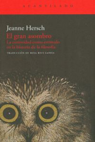 Книга GRAN ASOMBRO, EL JEANNE HERSCH
