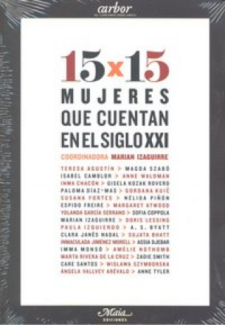 Könyv 15x15 : mujeres que cuentan en el siglo XX 
