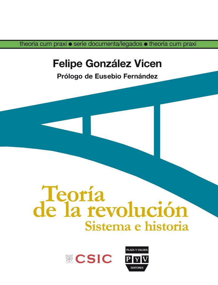 Kniha Teoría de la revolución : sistema e historia Felipe González Vicén