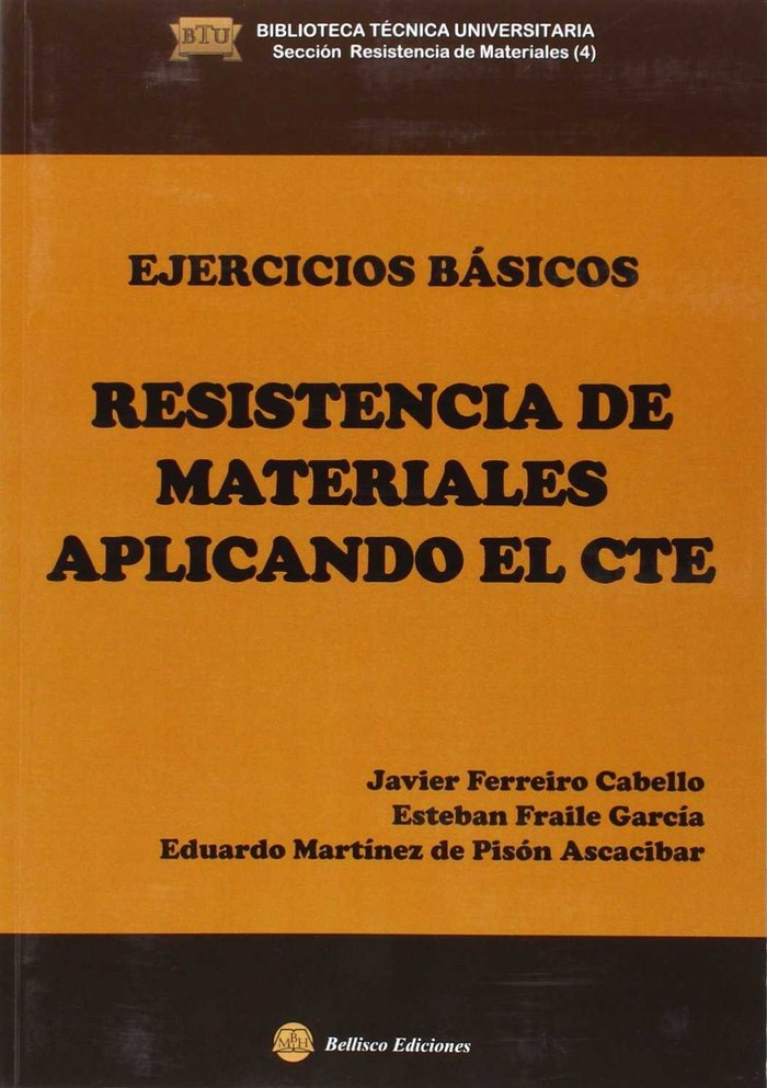 Kniha EJERCICIOS BASICOS DE RESISTENCIA DE MATERIALES APLICANDO EL CTE 