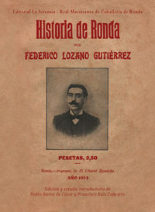 Knjiga Historia de Ronda Federico Lozano Gutierrez