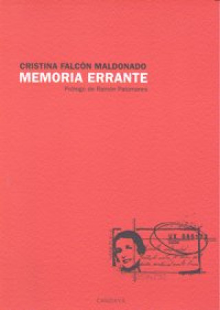 Book Memoria errante Cristina Falcón Maldonado