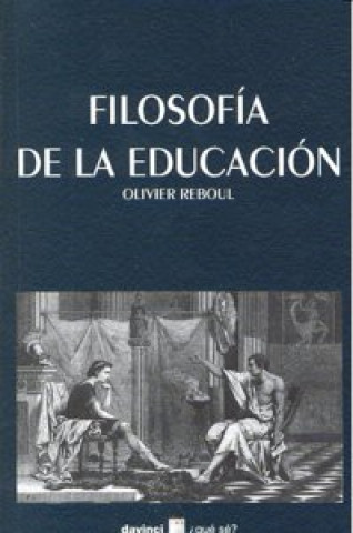 Carte Filosofía de la educación Olivier Reboul