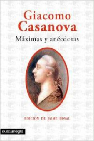 Libro Máximas y anécdotas 