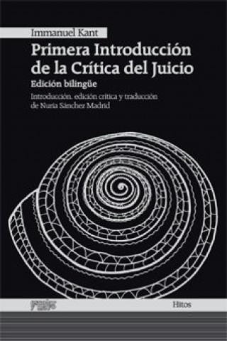 Book Primera introducción de la Crítica del juicio Immanuel Kant