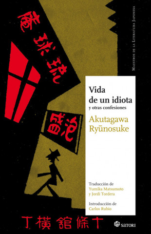 Kniha Vida de un idiota y otras confesiones Ryunosuke Akutagawa