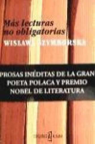 Książka Más lecturas no obligatorias Wislawa Szymborska