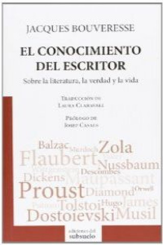 Kniha CONOCIMIENTO DEL ESCRITOR,EL 