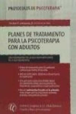 Kniha Planes de tratamiento para la psicoterapia con adultos Arthur E. Jongsma