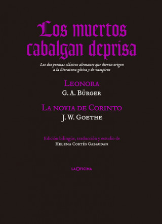 Knjiga Los muertos cabalgan deprisa: Leonora; La novia de Corinto BURGER GOTTFRIED AUGUST