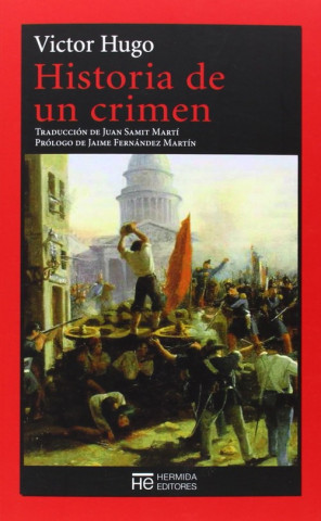 Kniha Historia de un crimen Victor Hugo