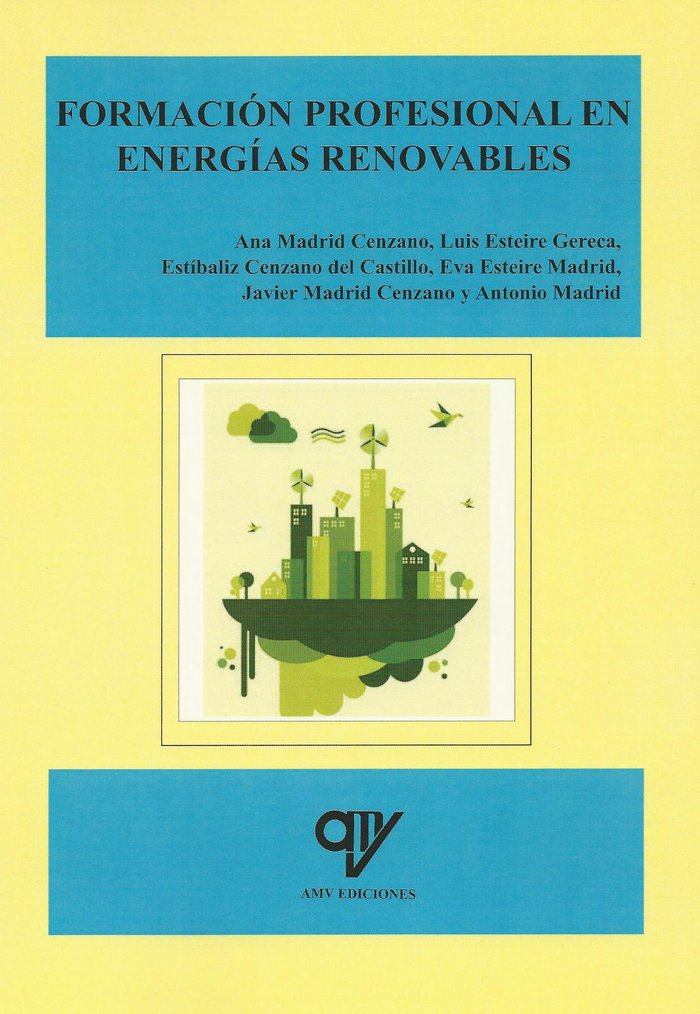 Carte Formación profesional en energías renovables Antonio Madrid Vicente