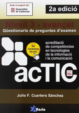 Livre ACTIC 3: Qüestionaris de preguntes d'examen 