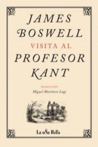 Kniha James Boswell visita al profesor Kant James Boswell