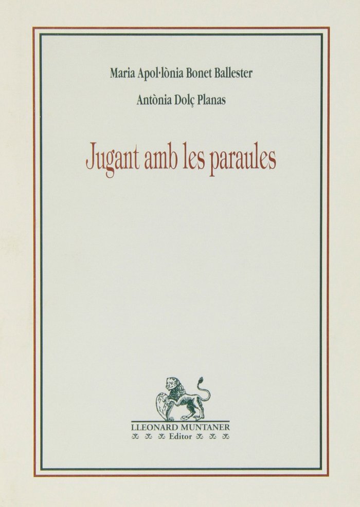 Carte Jugant amb les paraules 