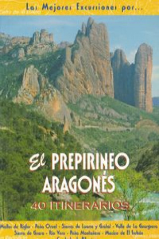 Carte El Prepirineo aragonés : 40 itinerarios 