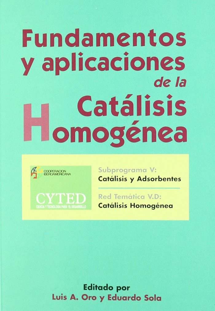 Könyv Fundamentos y aplicaciones de la catálisis homogénea 