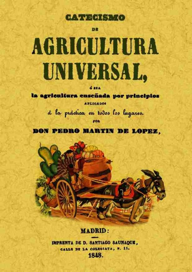 Knjiga Catecismo de agricultura universal Pedro Martín de López