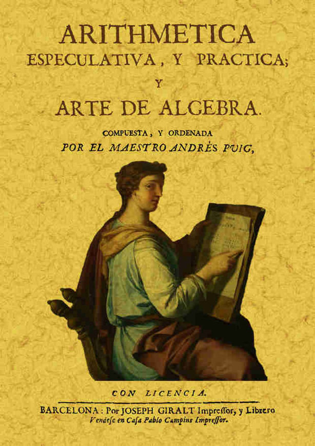Carte Aritmética especulativa y práctica y arte de álgebra 