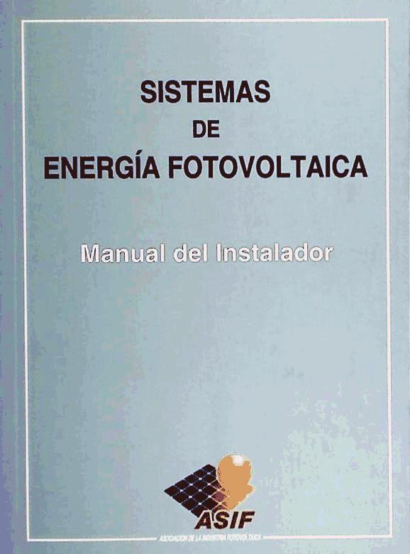 Kniha Sistemas de energía fotovoltaica. Manual del instalador 