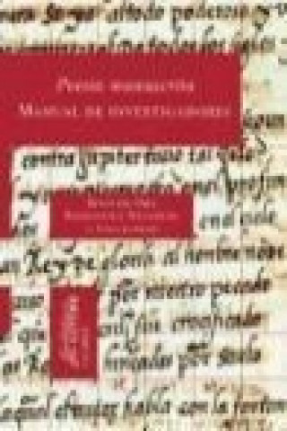 Carte Poesía manuscrita : manual de investigadores PABLO JAURALDE POU