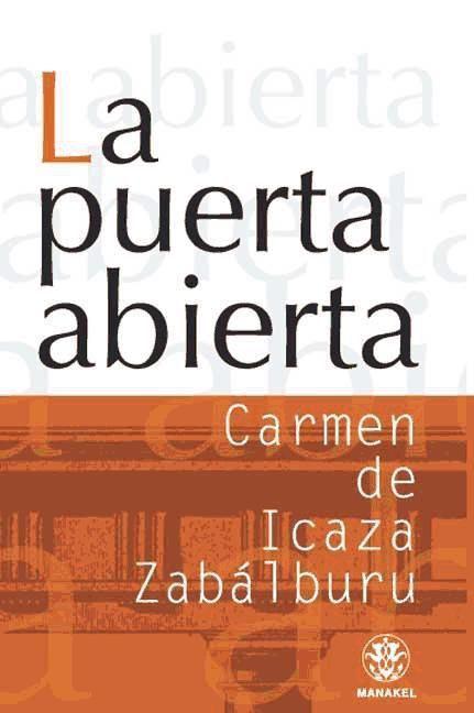 Kniha La puerta abierta Carmen de Icaza Zabálburu