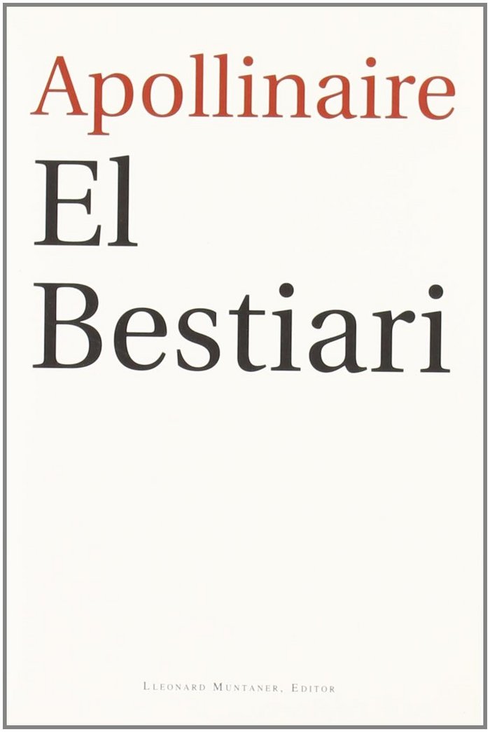 Buch El bestiari Guillaume Apollinaire