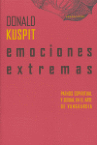 Książka Emociones extremas Donald Burton Kuspit