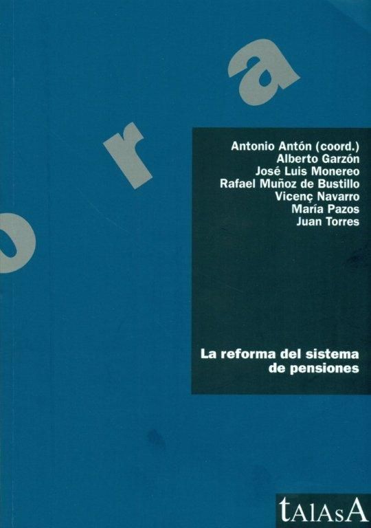 Kniha La reforma del sistema de pensiones Antón Morón Morón