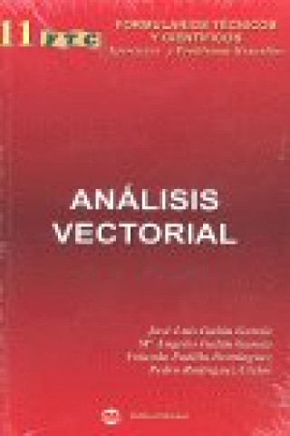 Book Formulario técnico de análisis vectorial José Luis . . . [et al. ] Galán García