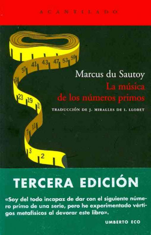 Carte La música de los números primos Marcus Du Sautoy