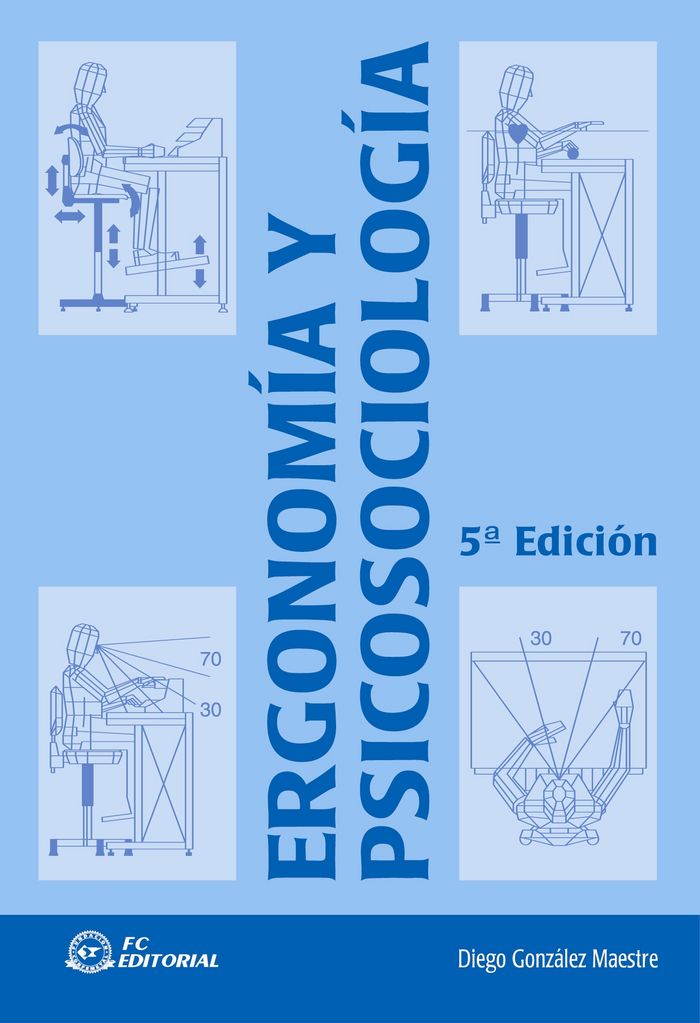 Kniha Ergonomía y psicosociología Diego González Maestre