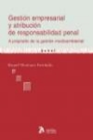 Kniha Gestión empresarial y atribución de la responsabilidad penal Raquel Montaner Fernández