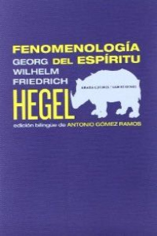 Kniha Fenomenología del espíritu Georg Wilhelm Friedrich Hegel