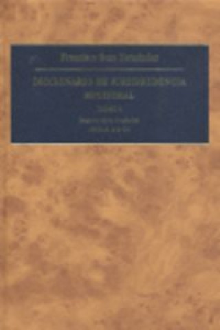 Knjiga Diccionario de jurisprudecia registral Francisco Sena Fernández