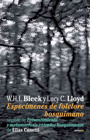 Carte Especímenes de folclore bosquimano : seguido de presentimiento y metamorfosis entre los bosquimanos W. H. I. Bleek