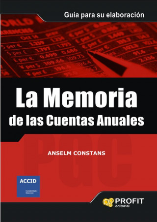 Kniha La memoria de las cuentas anuales : guía para su elaboración Anselm Constans Garganta