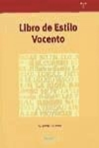 Kniha Libro de estilo vocento José Martínez de Sousa