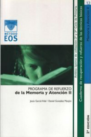 Kniha Programa de refuerzo de la memoria y atención II Jesús García Vidal