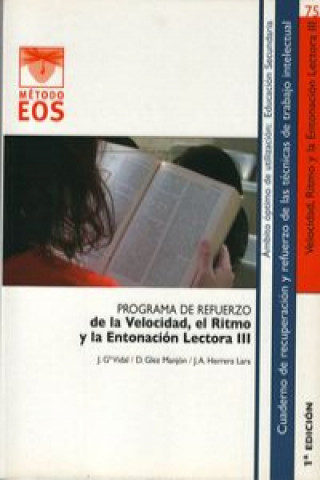 Kniha Programa de refuerzo de la velocidad, el ritmo y la entonación lectora III Jesús García Vidal