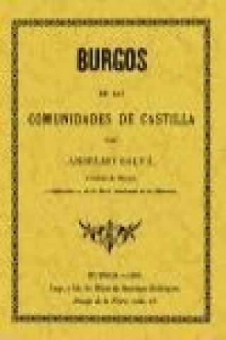 Könyv Burgos en las Comunidades de Castilla 