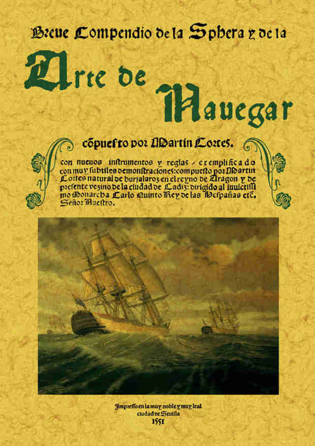 Kniha Arte de navegar : breve compendió de la Sphera Martín Cortés de Albacar