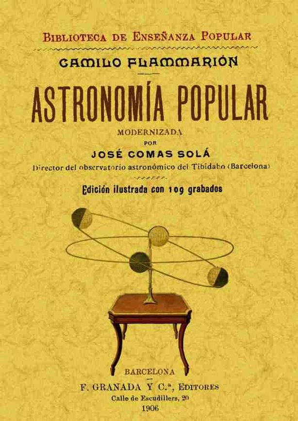 Carte Astronomía popular Camille Flammarion