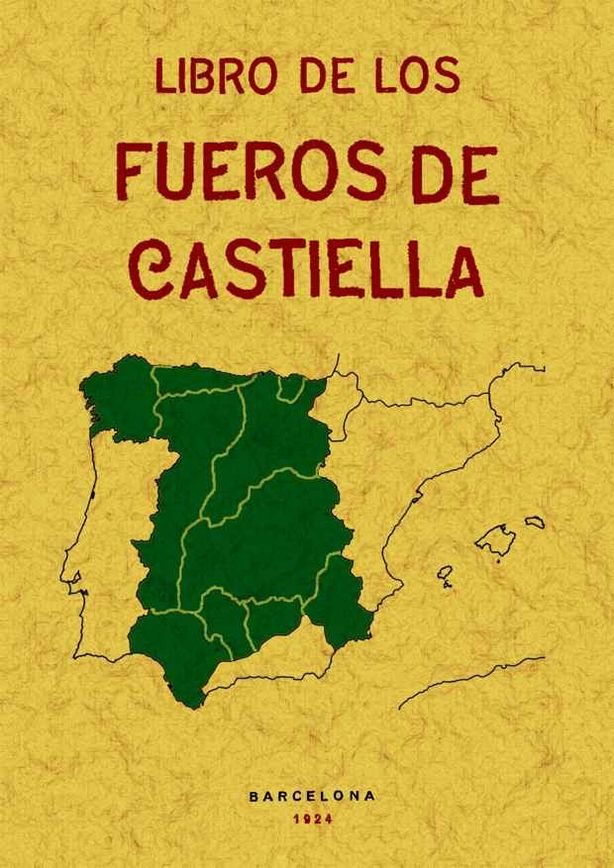 Książka Libro de los fueros de Castiella Galo Sánchez