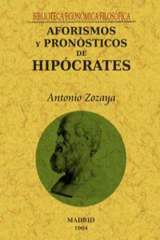 Kniha Aforismos y pronósticos Hipócrates