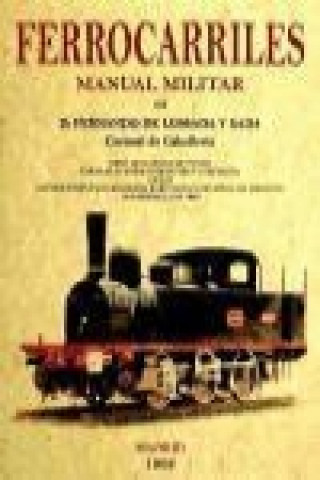 Książka Manual militar de ferrocarriles Fernando de Lossada y Sada