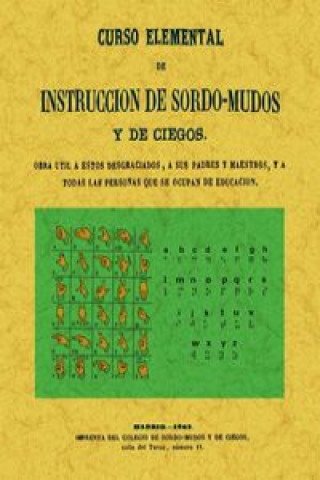 Carte Curso elemental de instrucción de sordo-mudos Juan Manuel Ballesteros González