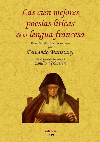 Książka Las cien mejores poesías líricas de la lengua francesa. Fernando Maristany