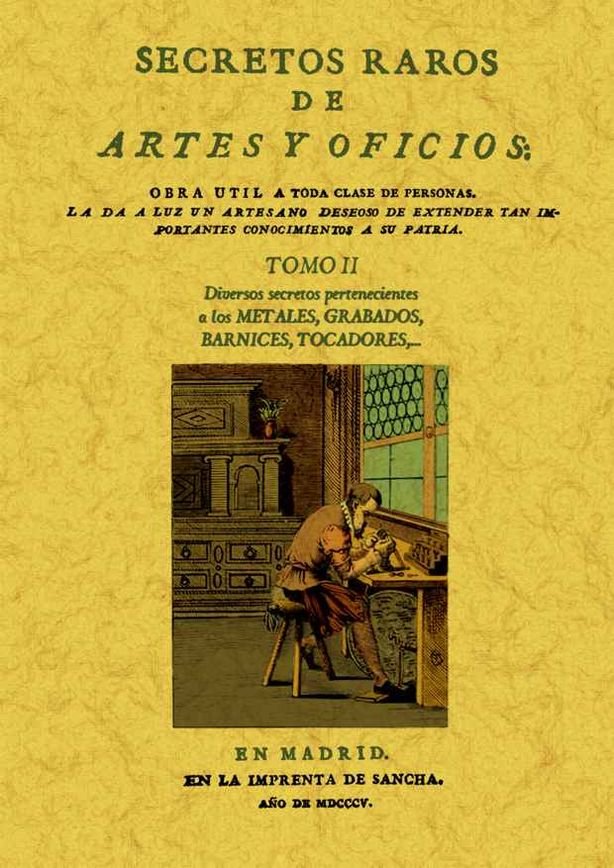 Knjiga Secretos raros de artes y oficios (Tomo 2) 