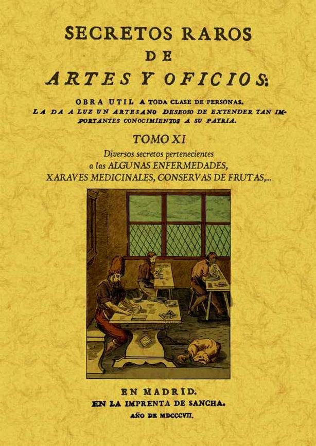 Книга Secretos raros de artes y oficios (Tomo 11) 